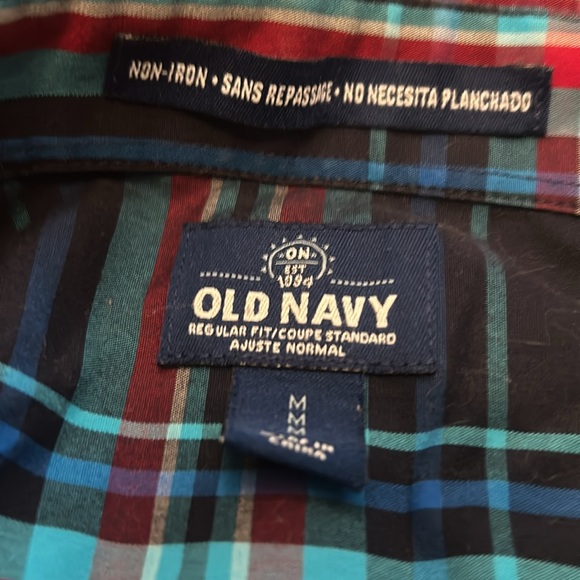 Medium Old Navy Long Sleeve Button-Up - Picture 2 of 2